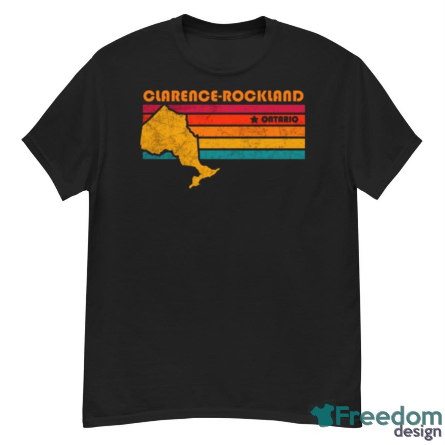 Clarence Rockland Ontario Canada Vintage Distressed Souvenir Shirt - G500 Men’s Classic T-Shirt