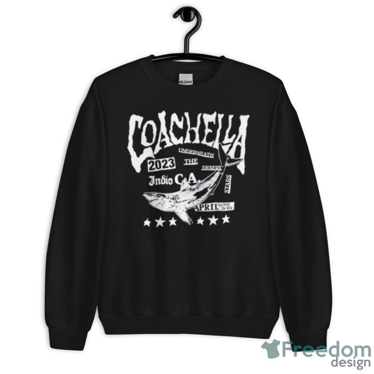 Coachella 2023 Xerox Shark Shirt image Coachella 2023 Xerox Shark Shirt - Unisex Crewneck Sweatshirt