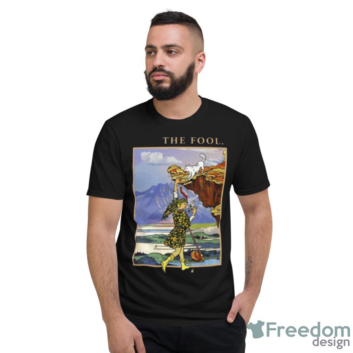 Color The Fool Tarot Card Shirt - Short Sleeve T-Shirt