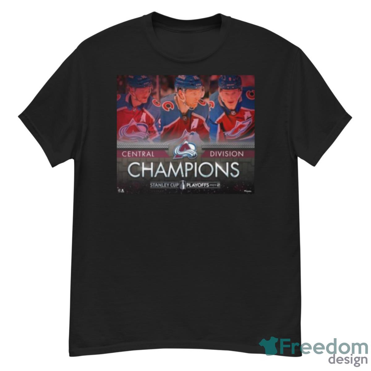 Colorado Avalanche Authentic 2023 Central Division Champions Shirt - G500 Men’s Classic T-Shirt