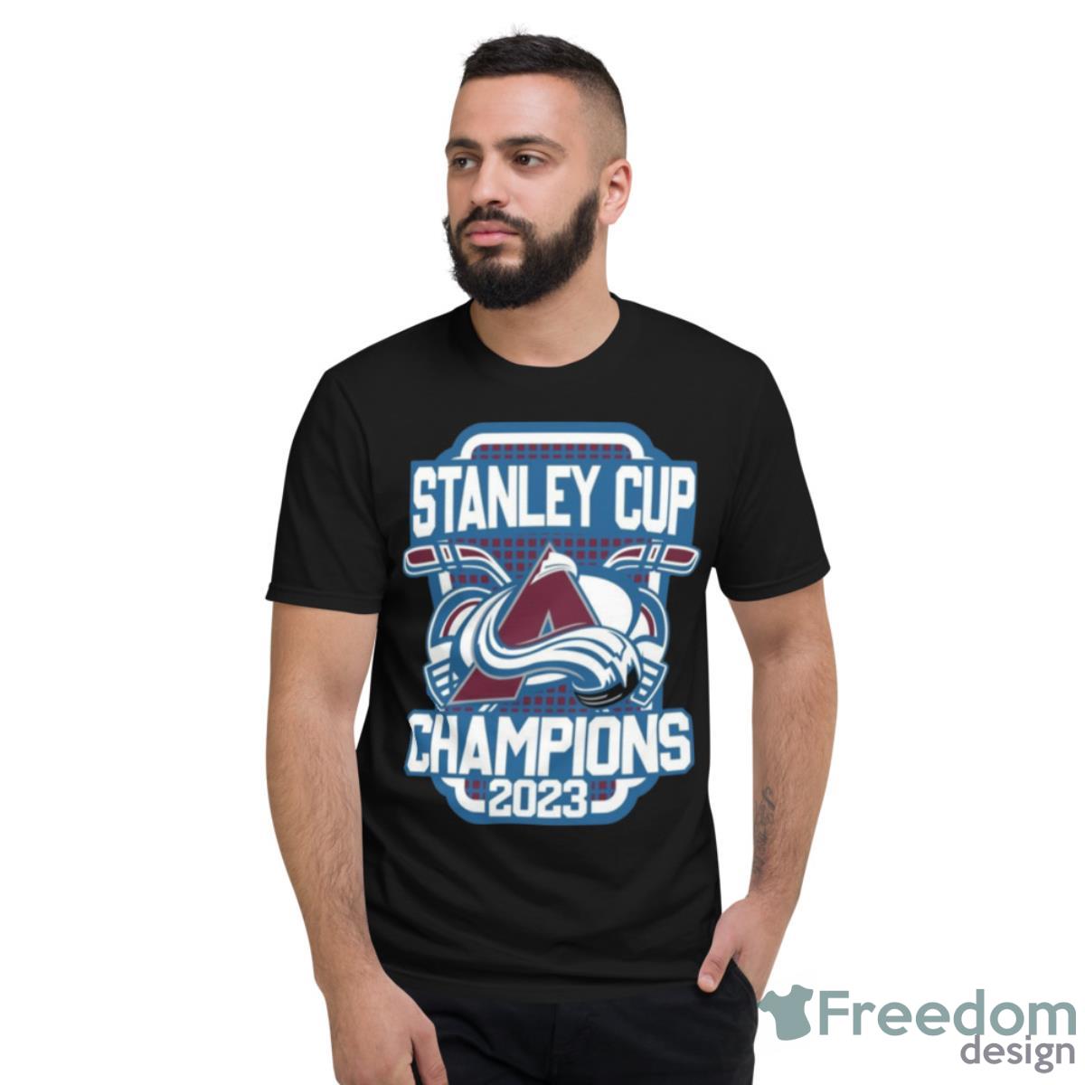 Colorado Avalanche Stanley Cup Champions 2023 T Shirt - Short Sleeve T-Shirt