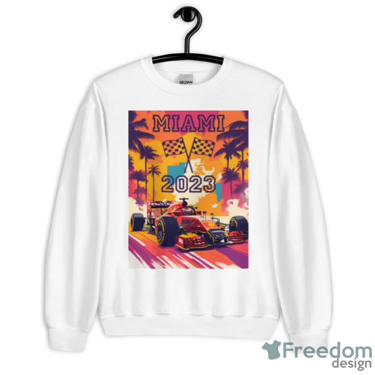 Colored Palette Miami Grand Prix 2023 Shirt - Unisex Heavy Blend Crewneck Sweatshirt