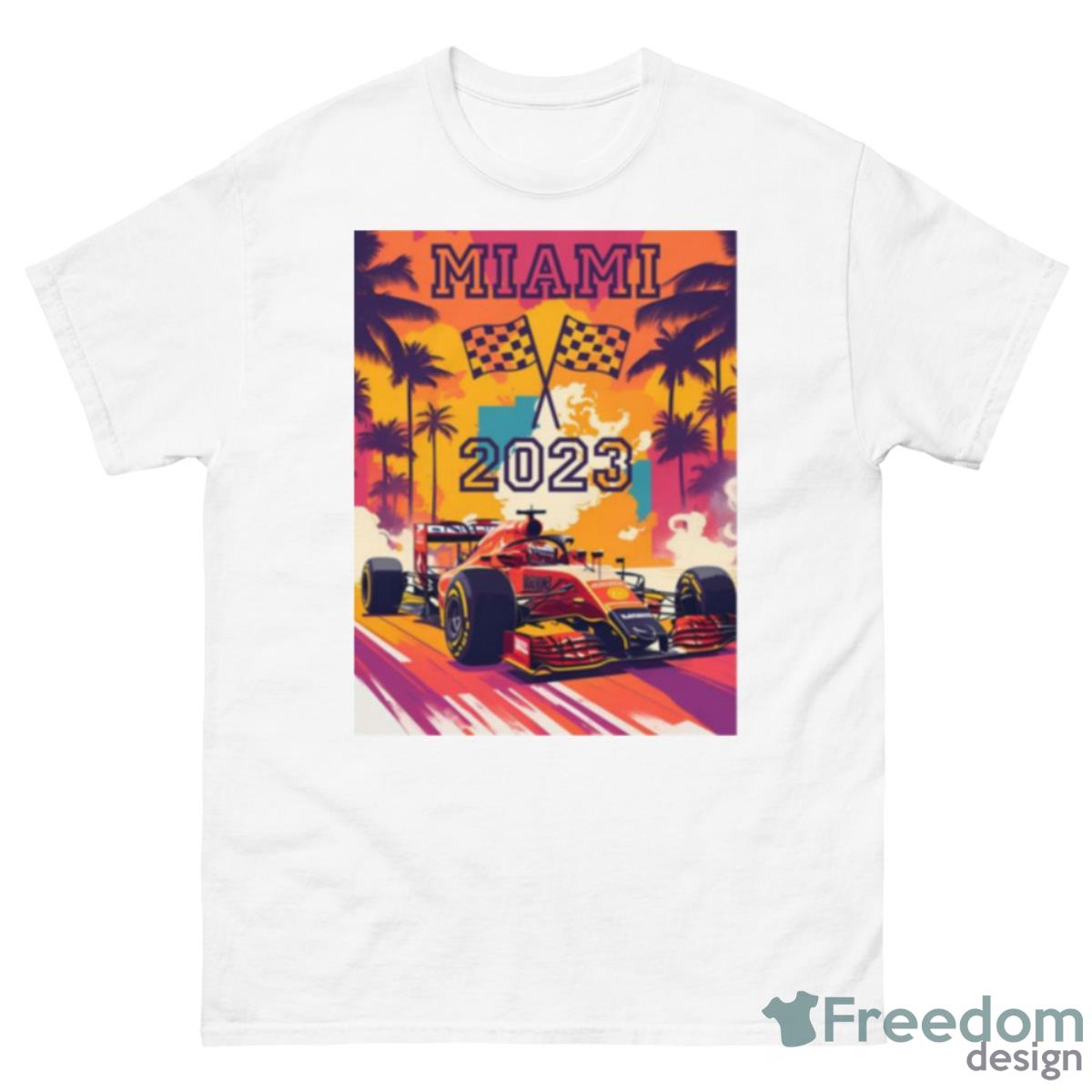 Colored Palette Miami Grand Prix 2023 Shirt - 500 Men’s Classic Tee Gildan