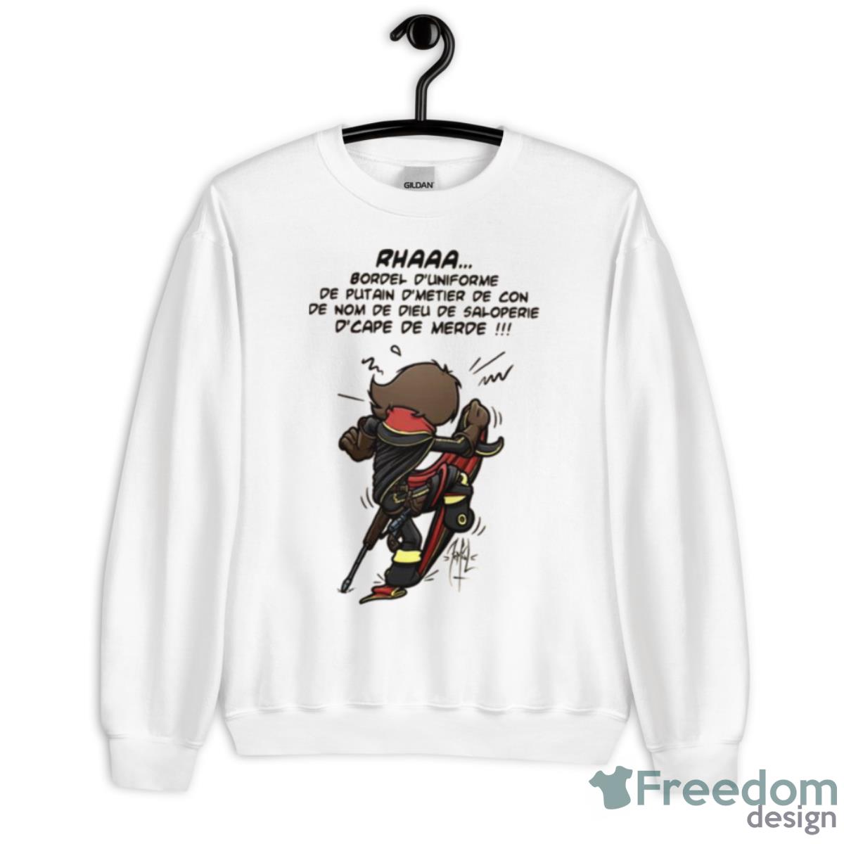 Comme Un Lundi Space Pirate Captain Harlock Shirt - Unisex Heavy Blend Crewneck Sweatshirt