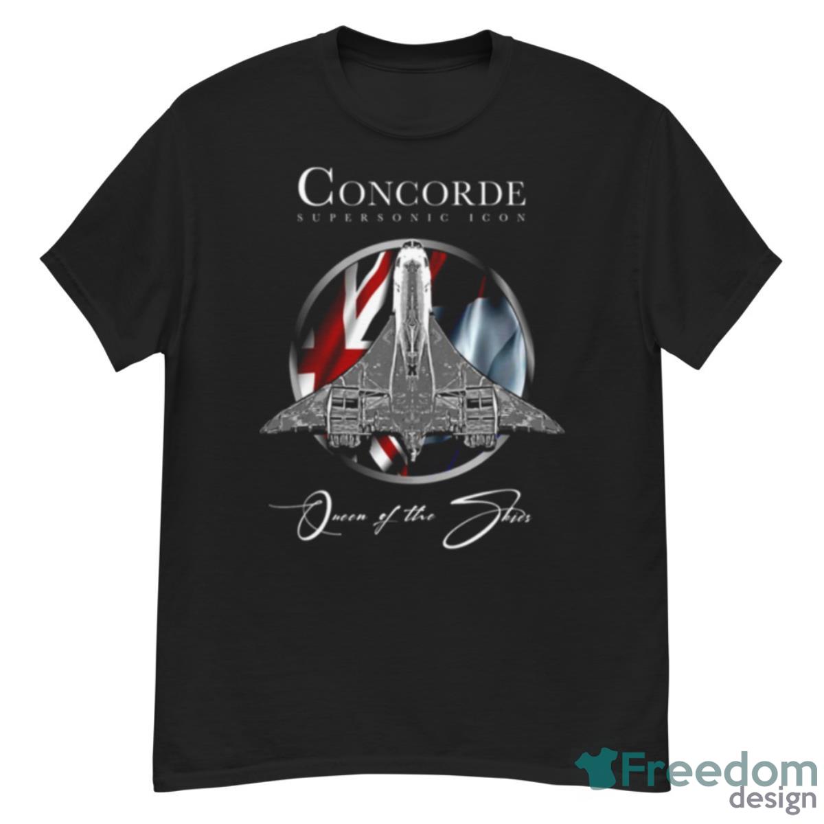 Concorde Retro Vintage British French Aircraft Travel Pilot Shirt - G500 Men’s Classic T-Shirt