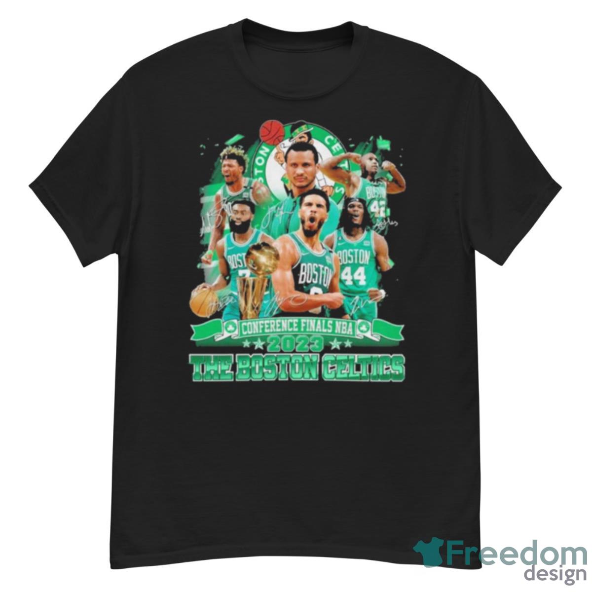 Conference Finals NBA 2023 The Boston Celtics Signatures Shirt - G500 Men’s Classic T-Shirt