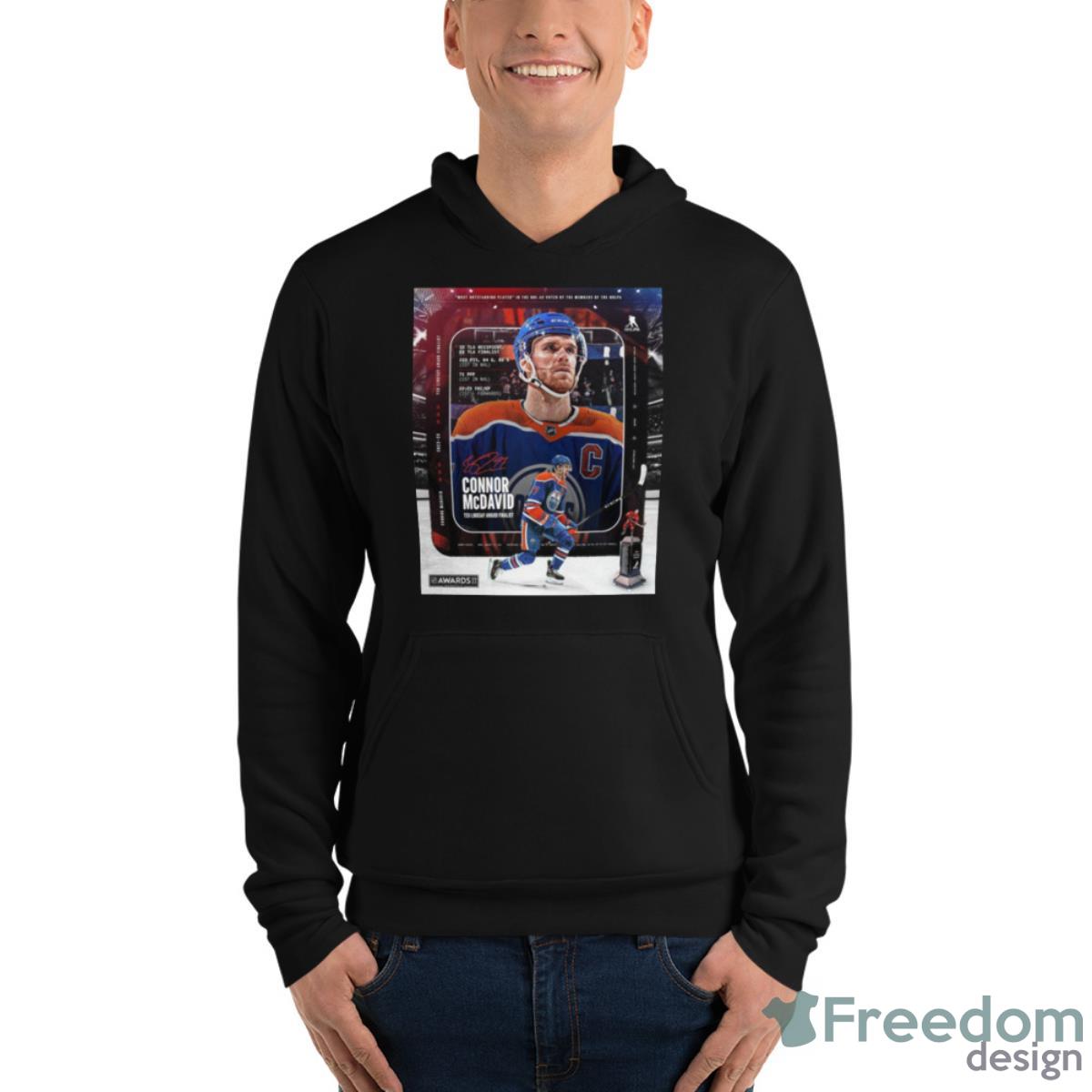 Connor McDavid 2023 Ted Lindsay Award Finalist Signature Shirt - Unisex Fleece Pullover Hoodie Connor McDavid 2023 Ted Lindsay Award Finalist Signature Shirt - Unisex Fleece Pullover Hoodie