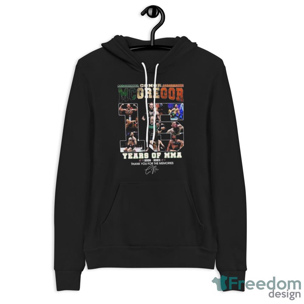 conor mcgregor 15 years of mma 2008 2023 thank you for the memories shirt - Unisex Crewneck Sweatshirt conor mcgregor 15 years of mma 2008 2023 thank you for the memories shirt - Unisex Crewneck Sweatshirt