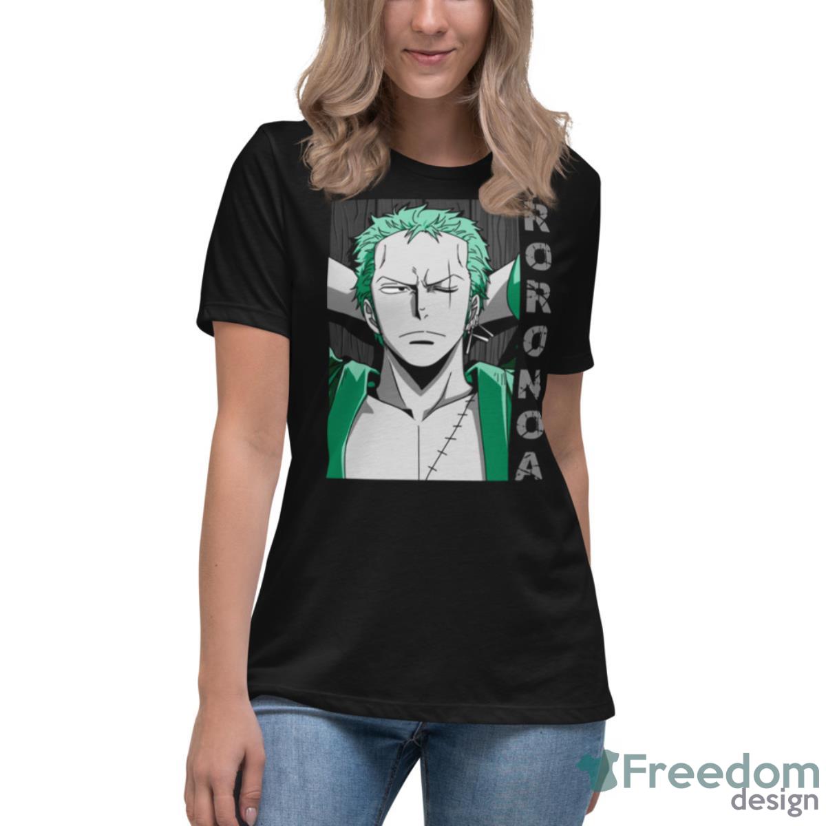 Coolest Man In One Piece Zoro Roronoa Vintage Artwork Shirt - Womens Relaxed Short Sleeve Jersey Tee Coolest Man In One Piece Zoro Roronoa Vintage Artwork Shirt - Womens Relaxed Short Sleeve Jersey Tee
