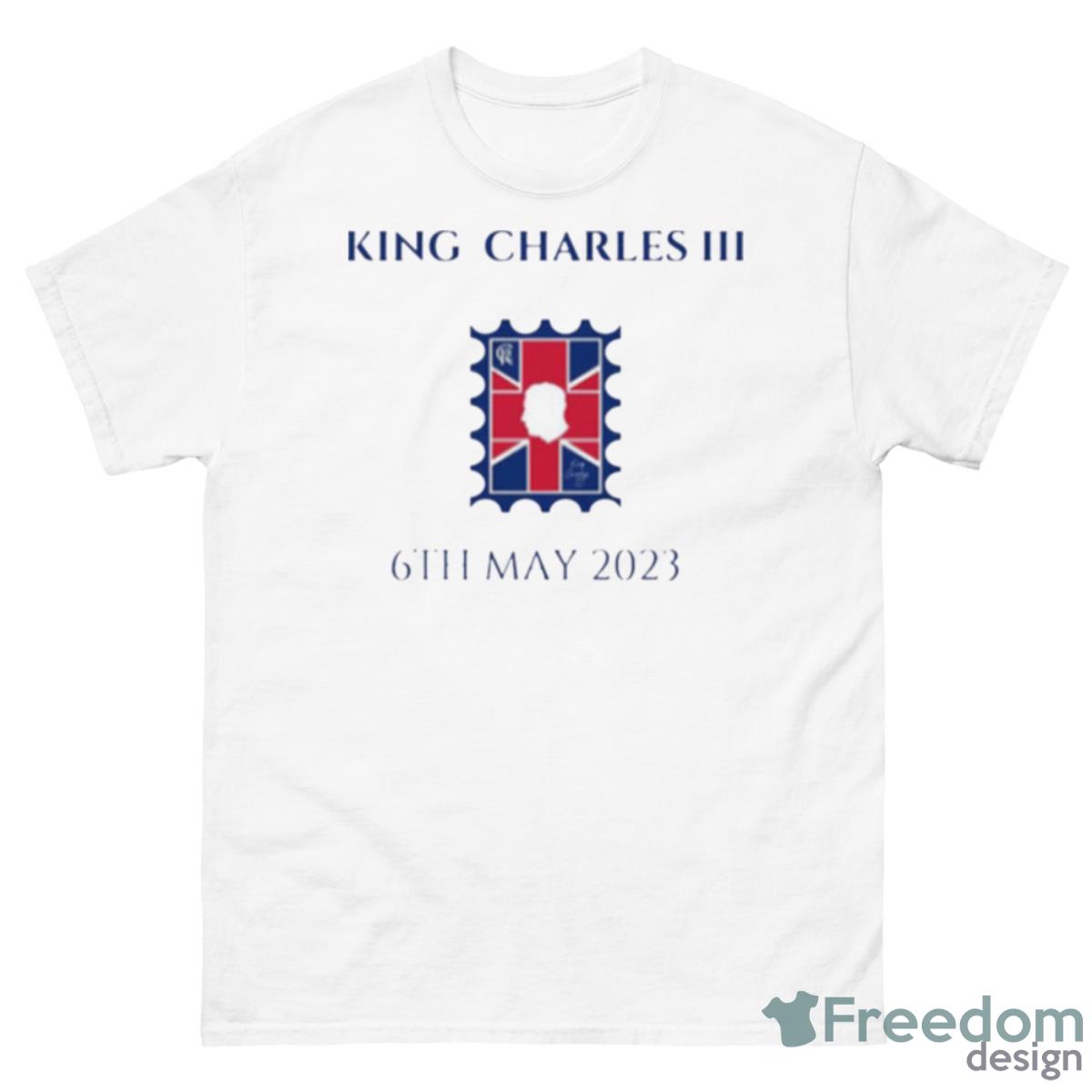 Coronation Emblem King Charles Iii Coronation Shirt - 500 Men’s Classic Tee Gildan