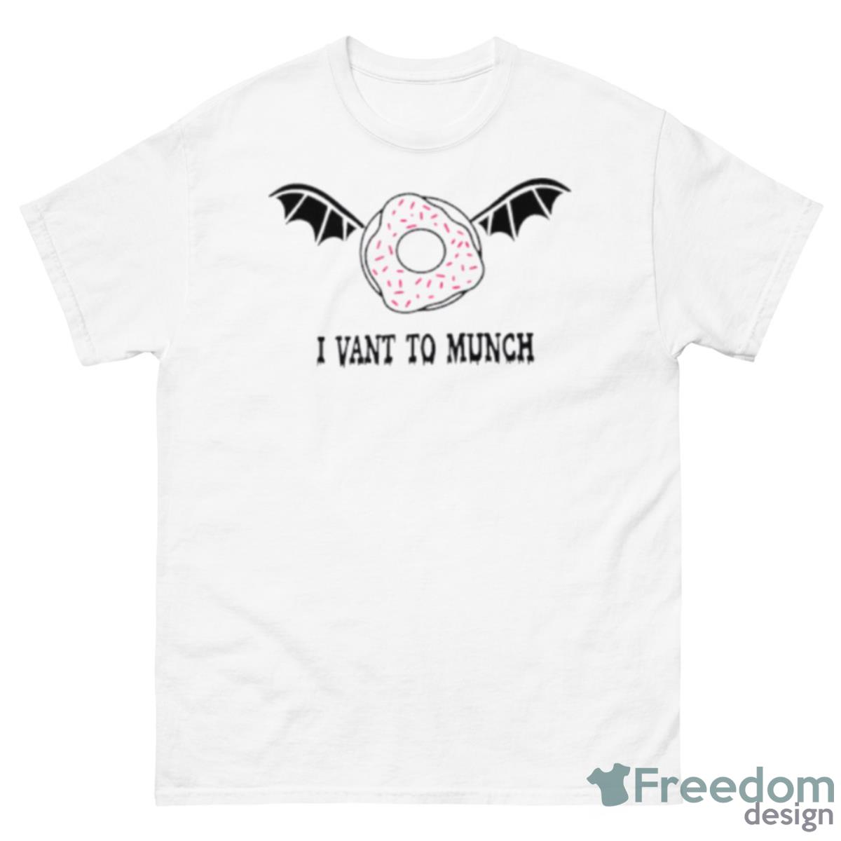 Count Donut I Want To Munch Shirt - 500 Men’s Classic Tee Gildan