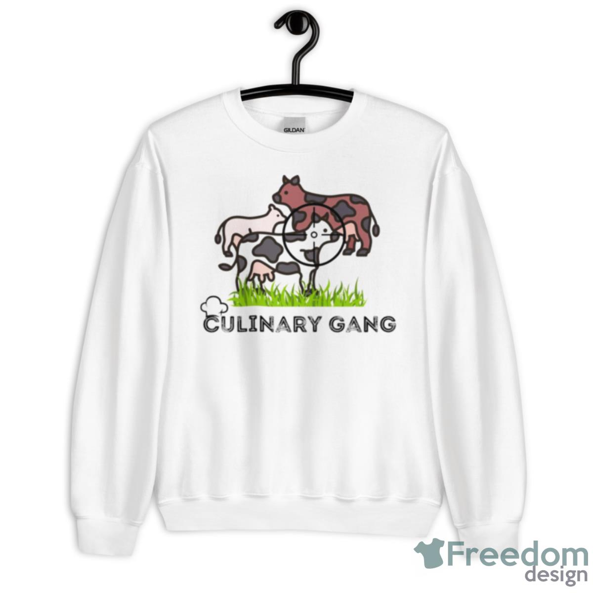 Cow Culinary Gang Shirt - Unisex Heavy Blend Crewneck Sweatshirt