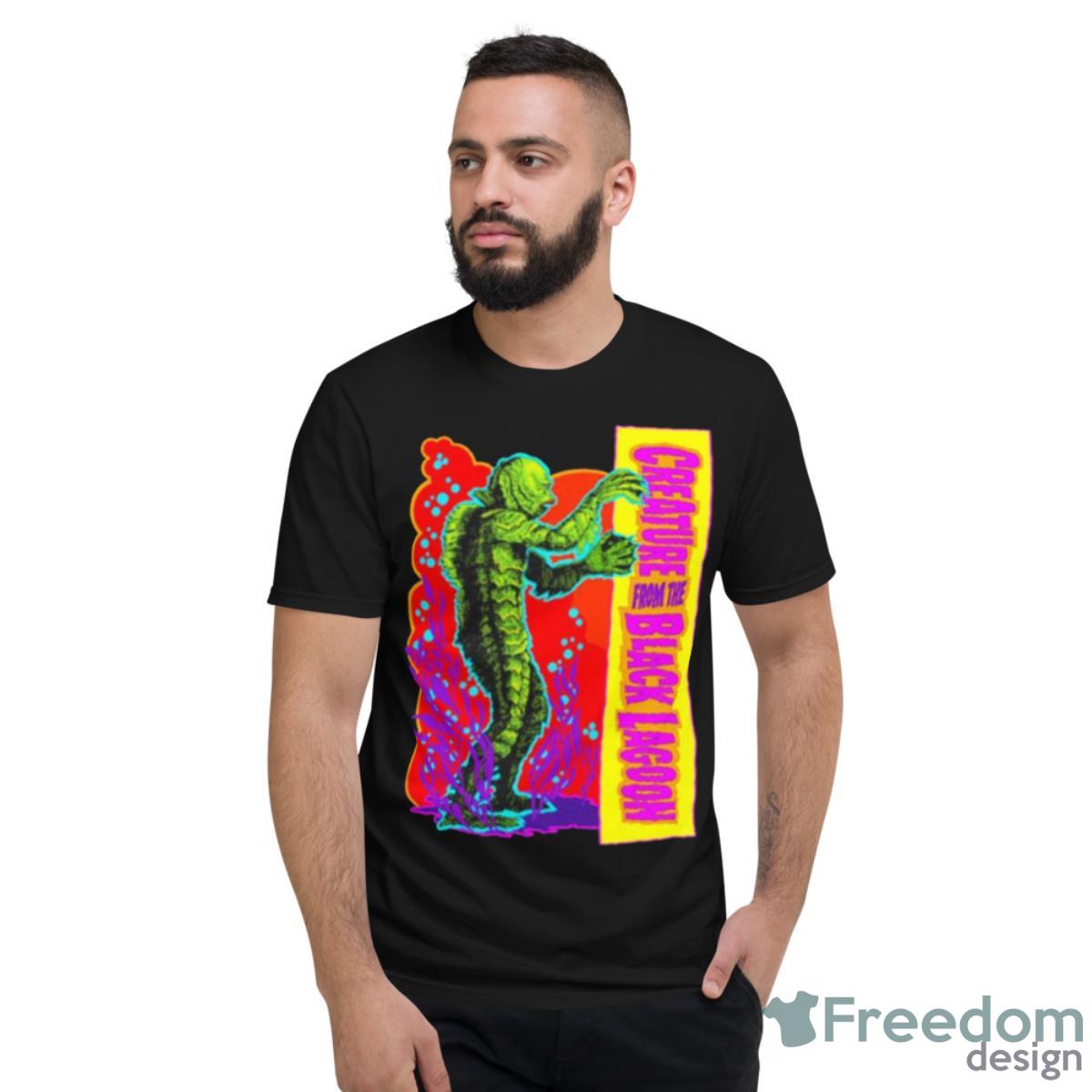 Creature From The Black Lagoon Retro Gill Man Shirt - Short Sleeve T-Shirt