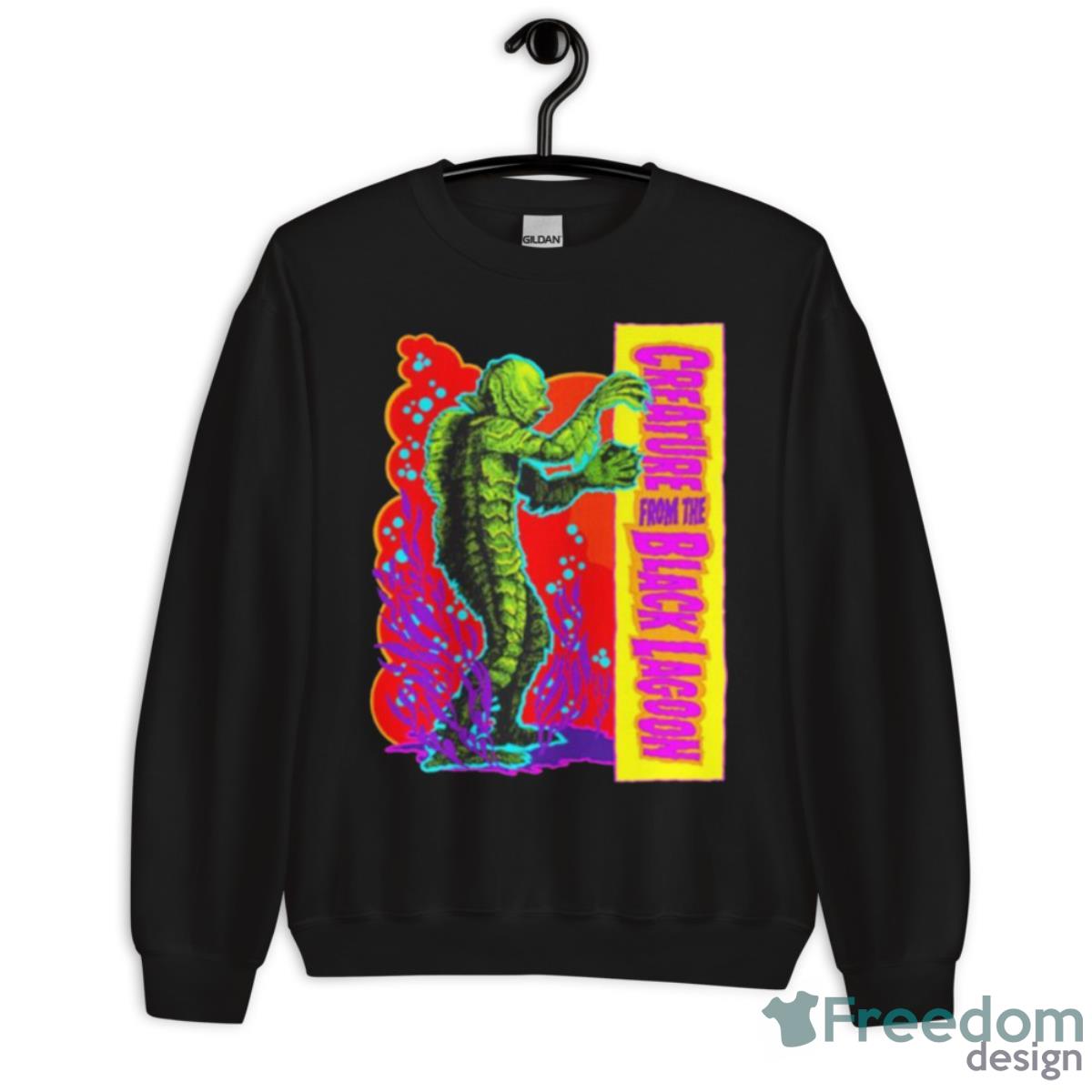 Creature From The Black Lagoon Retro Gill Man Shirt - Unisex Crewneck Sweatshirt Creature From The Black Lagoon Retro Gill Man Shirt - Unisex Crewneck Sweatshirt