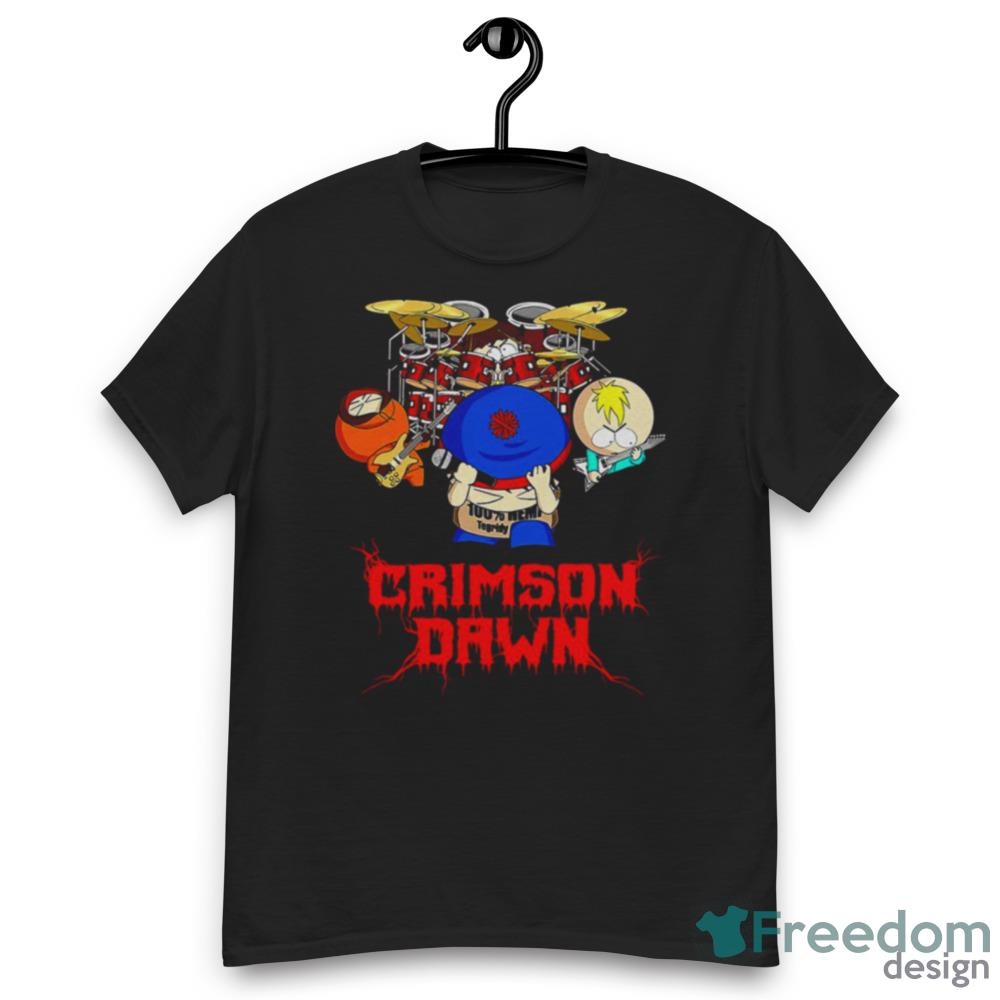 Crimson Dawn Southpark Rock Band Shirt - Womens Relaxed Short Sleeve Jersey Tee Crimson Dawn Southpark Rock Band Shirt - Womens Relaxed Short Sleeve Jersey Tee
