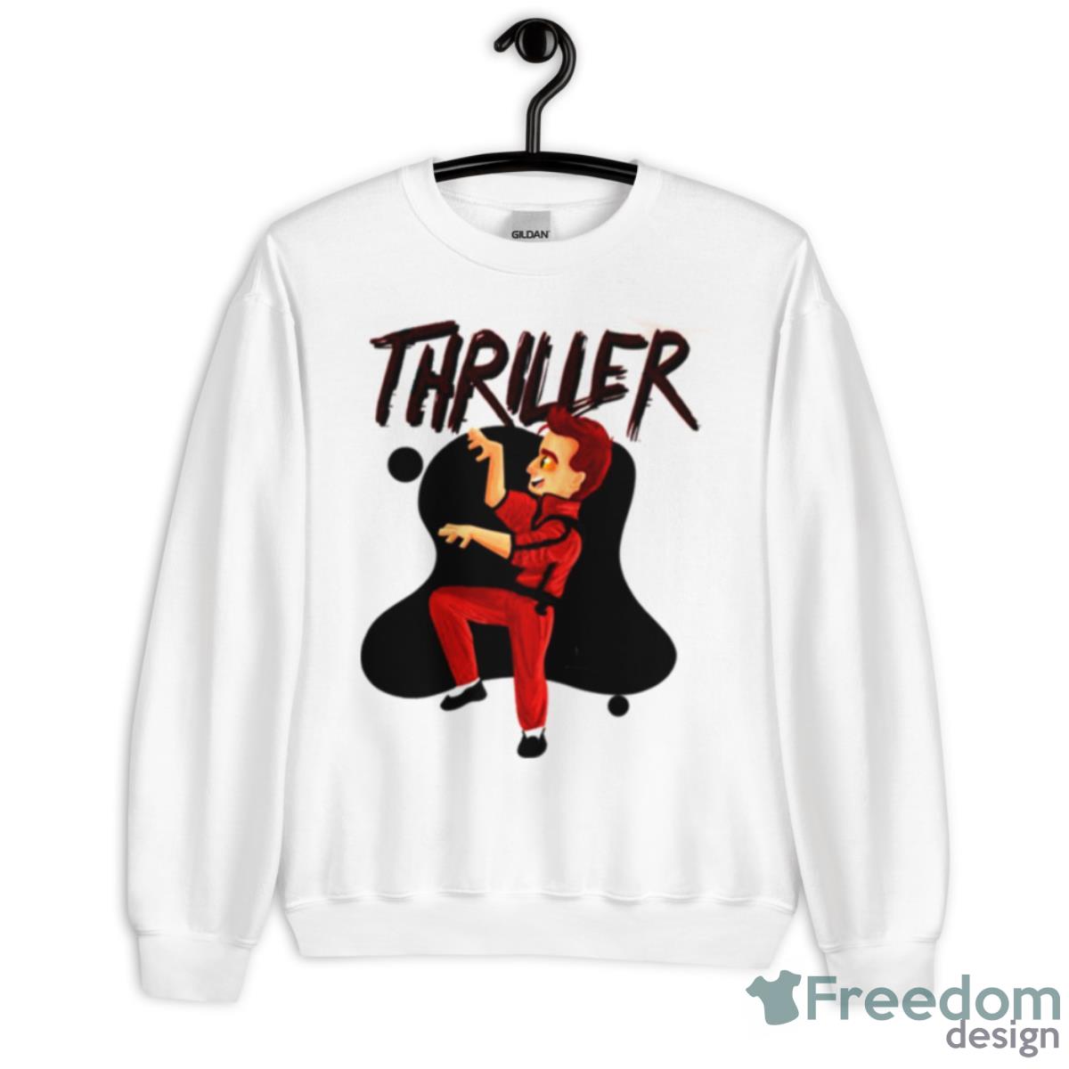 Crowley Thriller Cartoon Art Good Omens Shirt - Unisex Heavy Blend Crewneck Sweatshirt