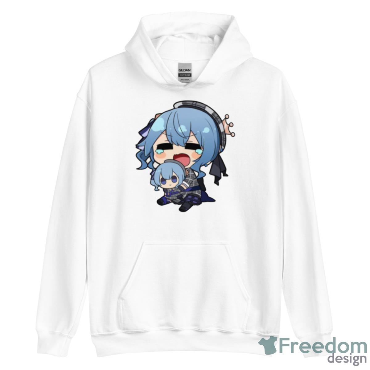 Crying Hoshimachi Suisei 1 Hololive Shirt - Unisex Heavy Blend Hooded Sweatshirt Crying Hoshimachi Suisei 1 Hololive Shirt - Unisex Heavy Blend Hooded Sweatshirt