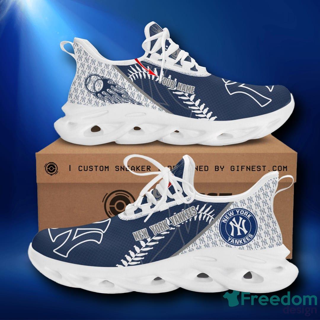 Personalized New York Yankees Max Soul Shoes For Fan Custom Name