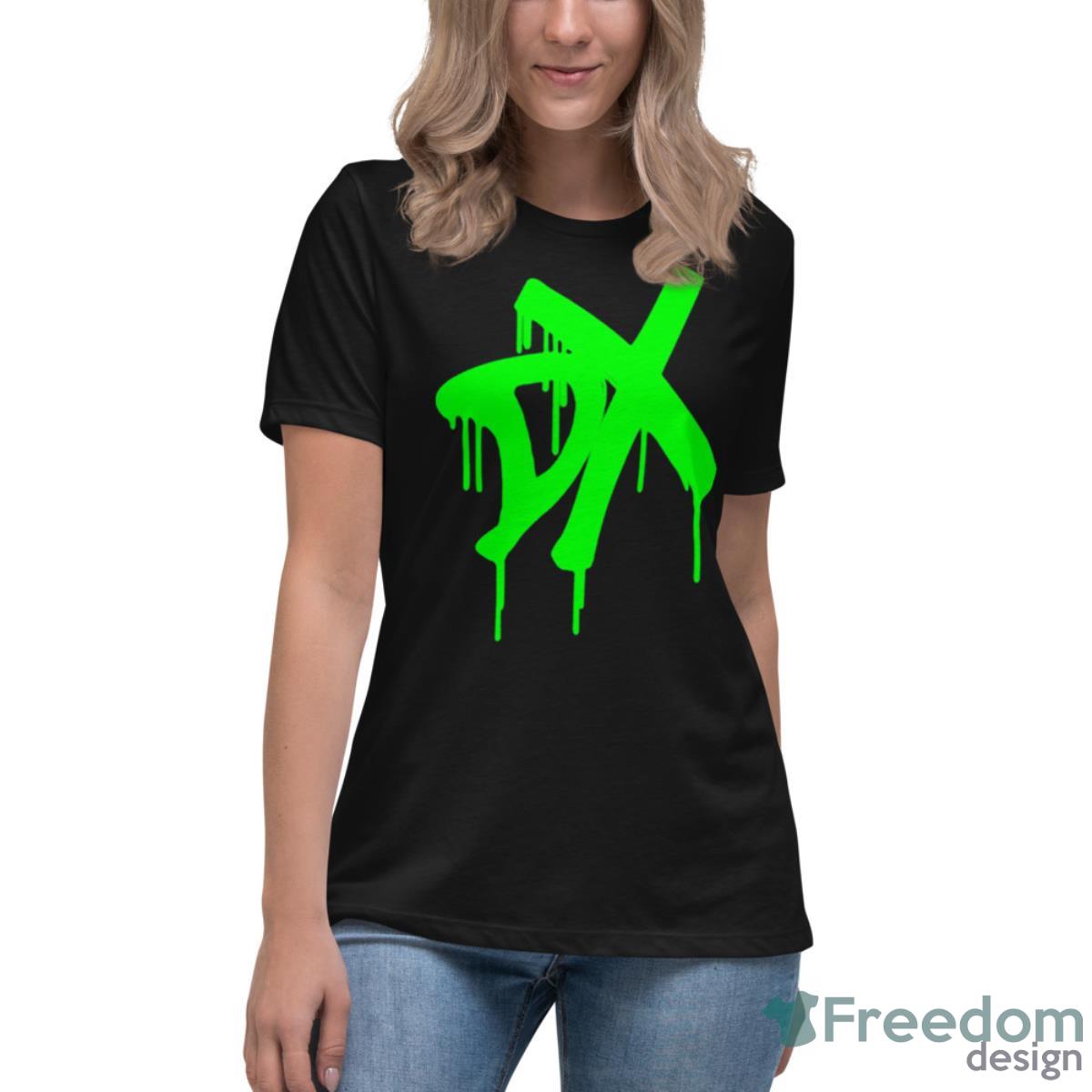 D Generation X Green Neon shirt - Womens Relaxed Short Sleeve Jersey Tee D Generation X Green Neon shirt - Womens Relaxed Short Sleeve Jersey Tee