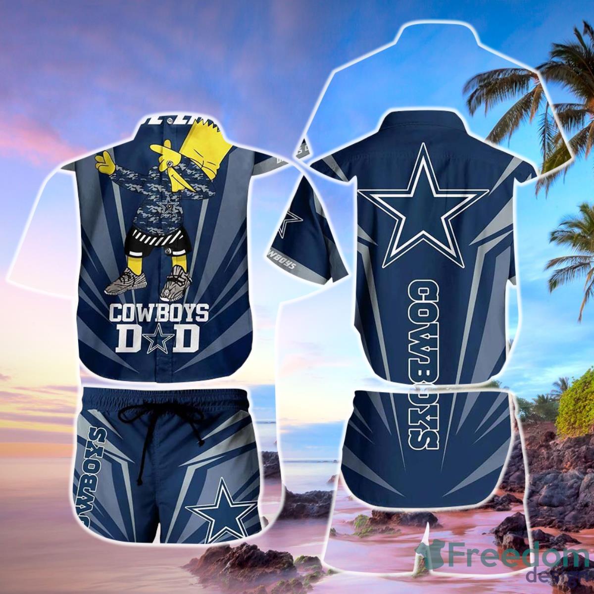 Dallas Cowboys Hawaiian Shirt Sport Gift For Dad