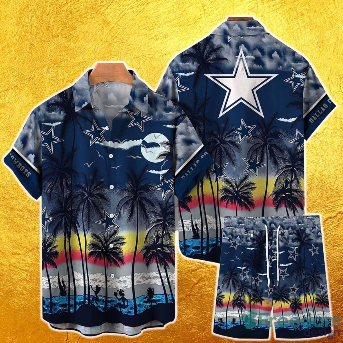 Dallas Cowboys NFL Hawaiian Shirt And Short Tropical Pattern This Summer Shirt New Gift For Best Fan Product Photo 1