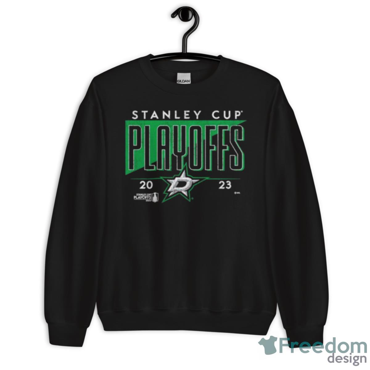 Dallas Stars 2023 Stanley Cup Playoffs Tri Blend Crease T Shirt - Unisex Crewneck Sweatshirt Dallas Stars 2023 Stanley Cup Playoffs Tri Blend Crease T Shirt - Unisex Crewneck Sweatshirt