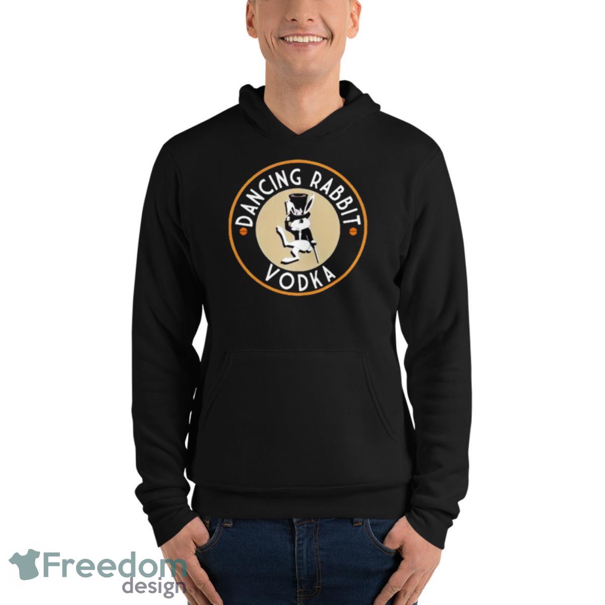 Dancing Rabbit Vodka Shirt - Unisex Fleece Pullover Hoodie Dancing Rabbit Vodka Shirt - Unisex Fleece Pullover Hoodie