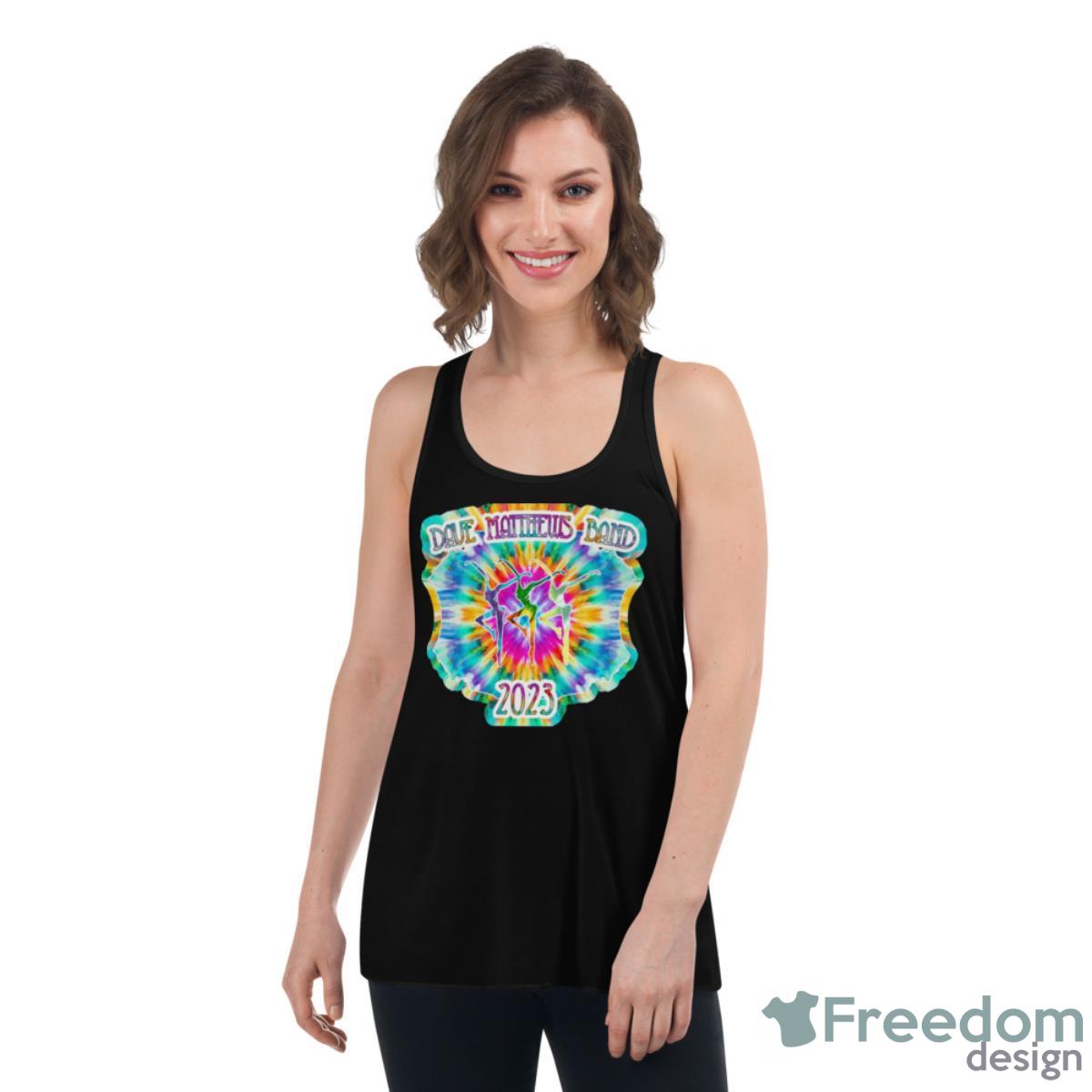 Dave Matthews Band 2023 Tour Shirt - Womens Flowy Racerback Tank Dave Matthews Band 2023 Tour Shirt - Womens Flowy Racerback Tank