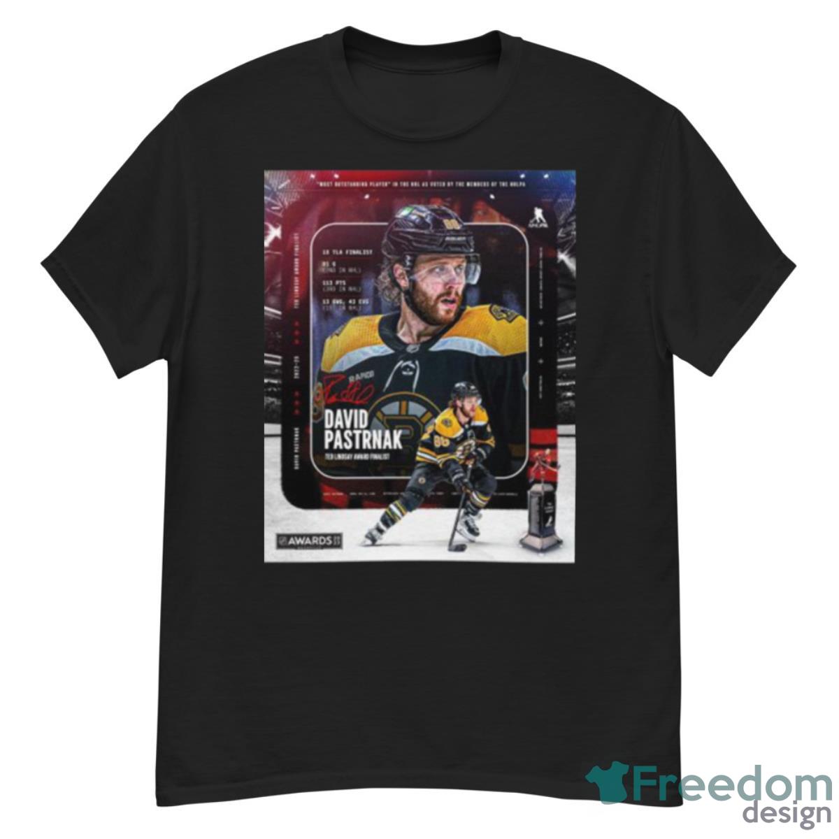 David Pastrnak 2023 Ted Lindsay Award Finalist Signature Shirt - G500 Men’s Classic T-Shirt