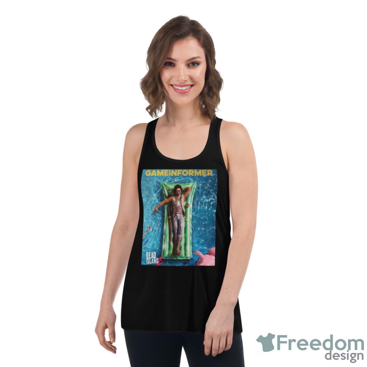 Dead Island 2 Dead Island Zombie Shirt - Womens Flowy Racerback Tank Dead Island 2 Dead Island Zombie Shirt - Womens Flowy Racerback Tank