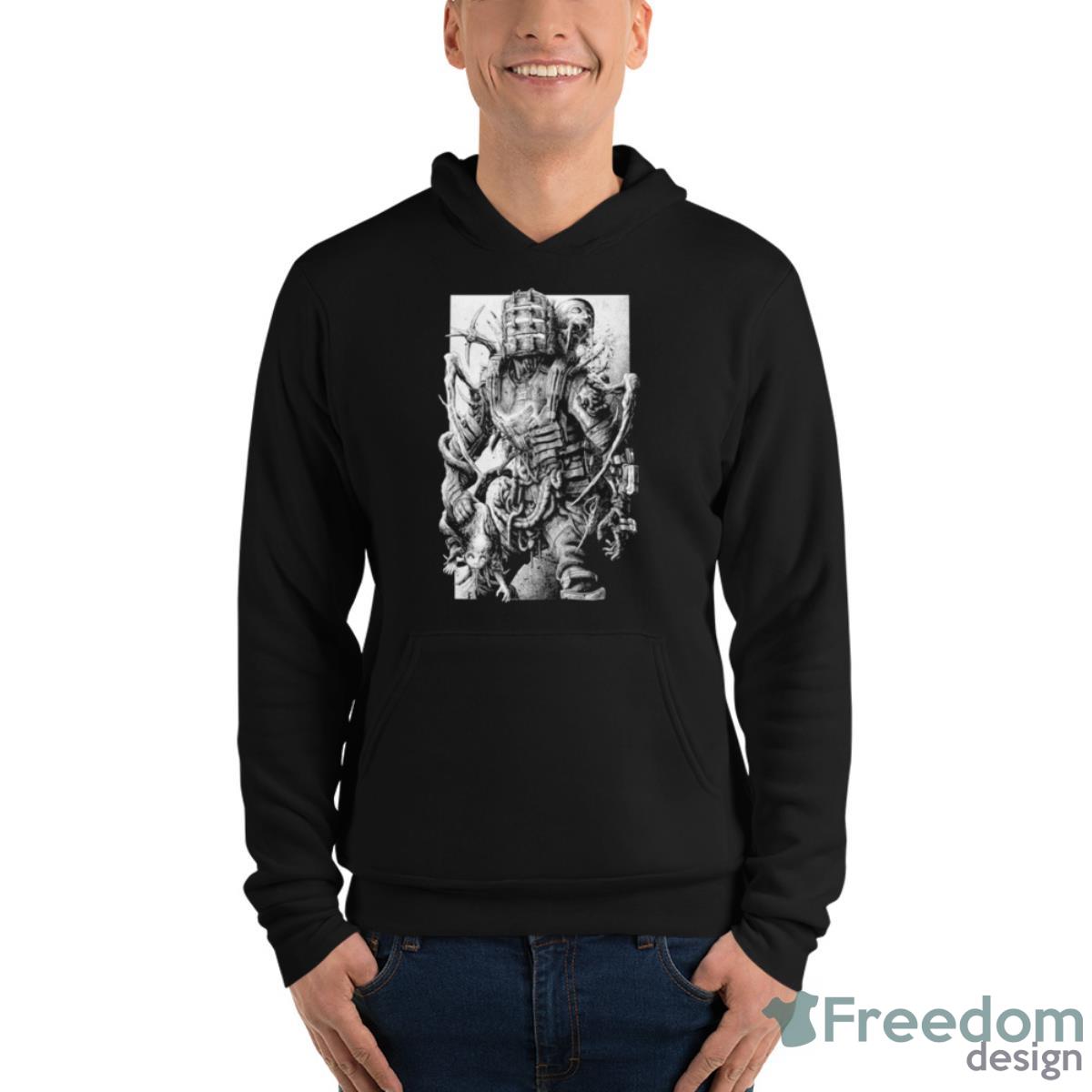 Dead Space T Shirt - Unisex Fleece Pullover Hoodie Dead Space T Shirt - Unisex Fleece Pullover Hoodie