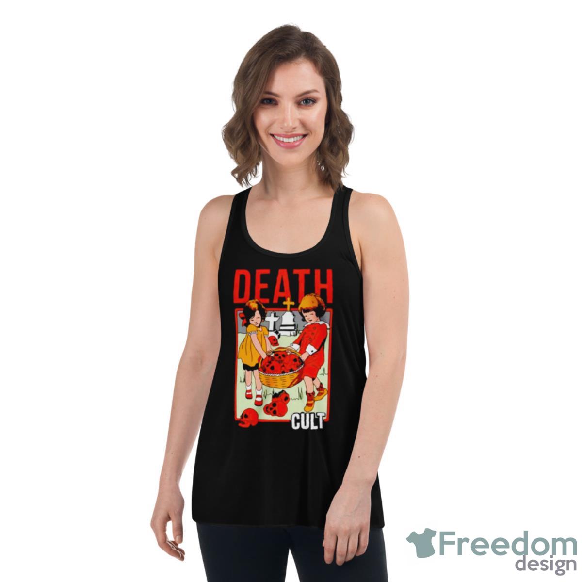Death Cult Kid Shirt - Womens Flowy Racerback Tank Death Cult Kid Shirt - Womens Flowy Racerback Tank