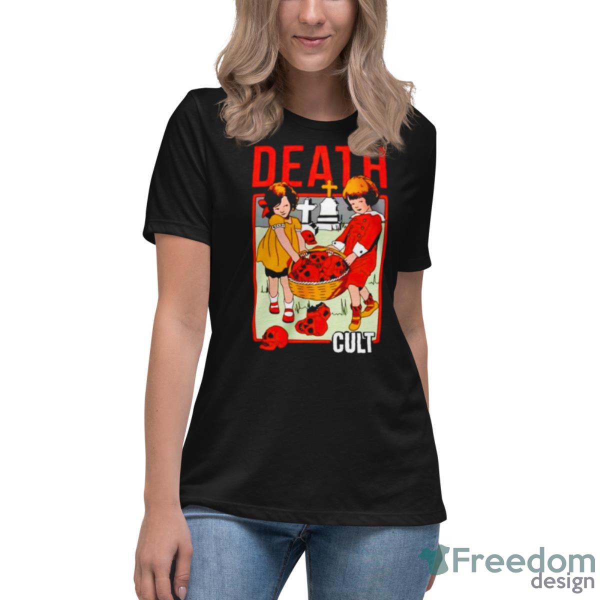 Death Cult Kid Shirt - Womens Relaxed Short Sleeve Jersey Tee Death Cult Kid Shirt - Womens Relaxed Short Sleeve Jersey Tee