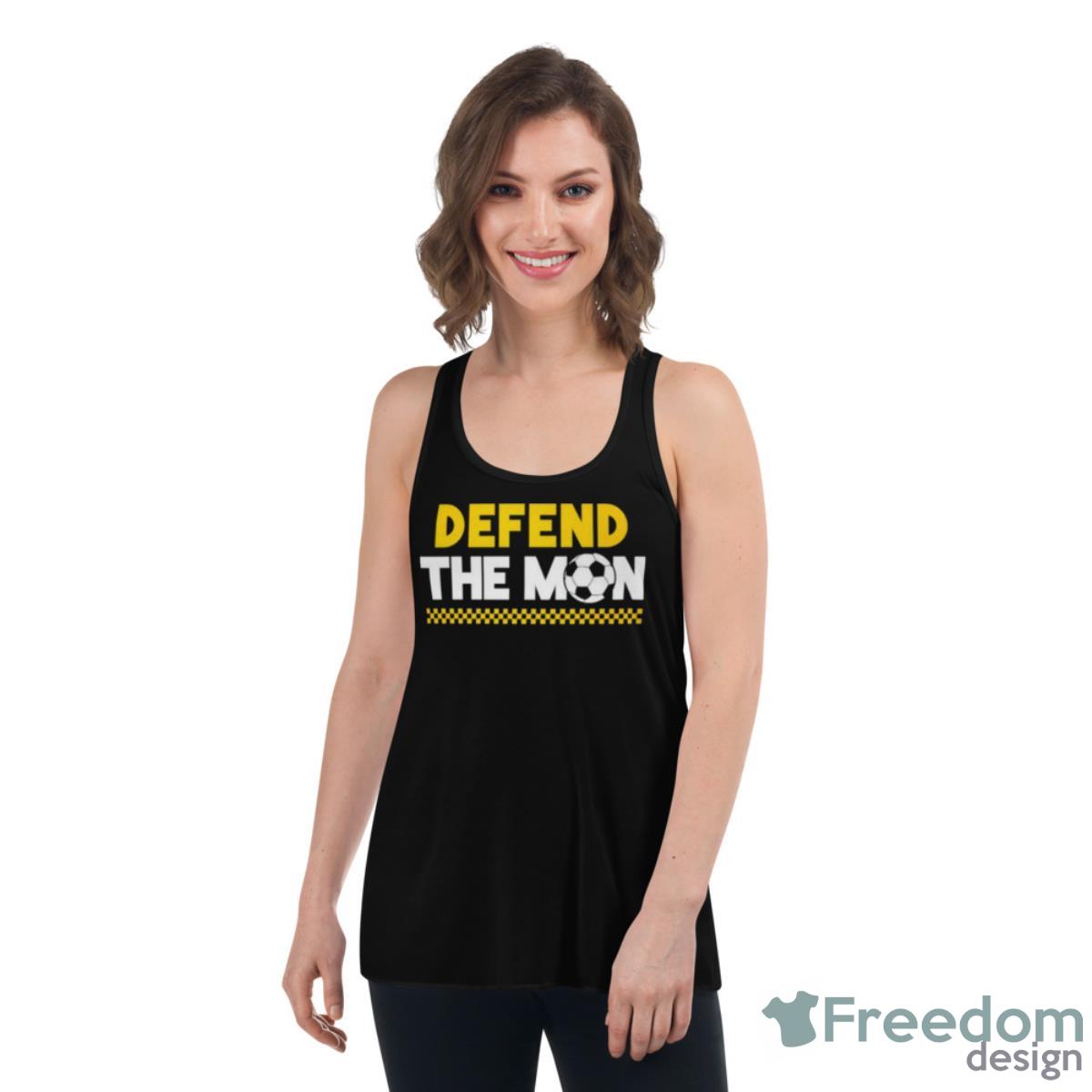 Defend The Mon Shirt - Womens Flowy Racerback Tank Defend The Mon Shirt - Womens Flowy Racerback Tank