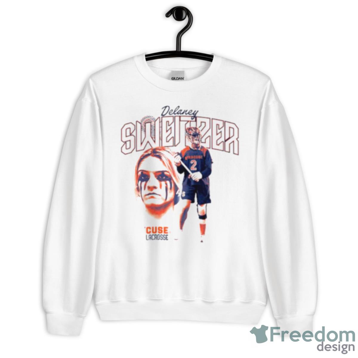 Delaney Sweitzer Syracuse Lacrosse Shirt - Unisex Heavy Blend Crewneck Sweatshirt