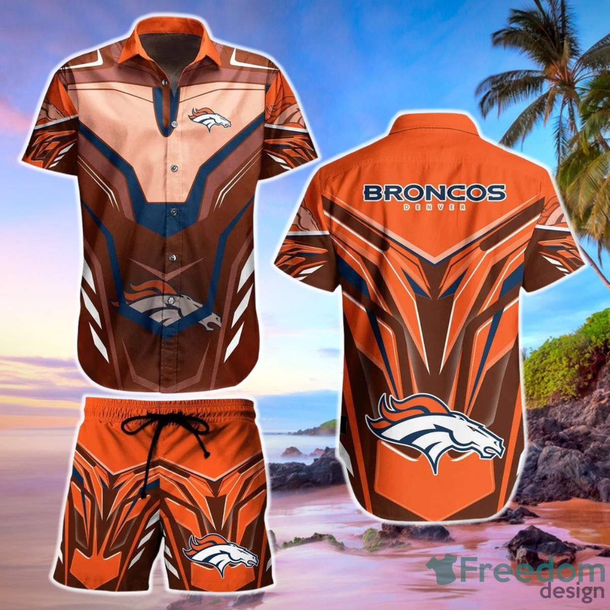 Denver Broncos NFL-Hawaii Shirt Short Style Hot Trending Summer