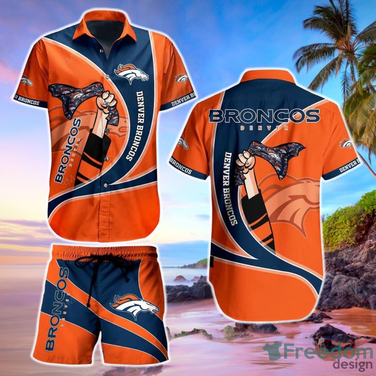 Denver Broncos NFL Hawaiian Shirt New Summer For Football NFL Fans Product Photo 1