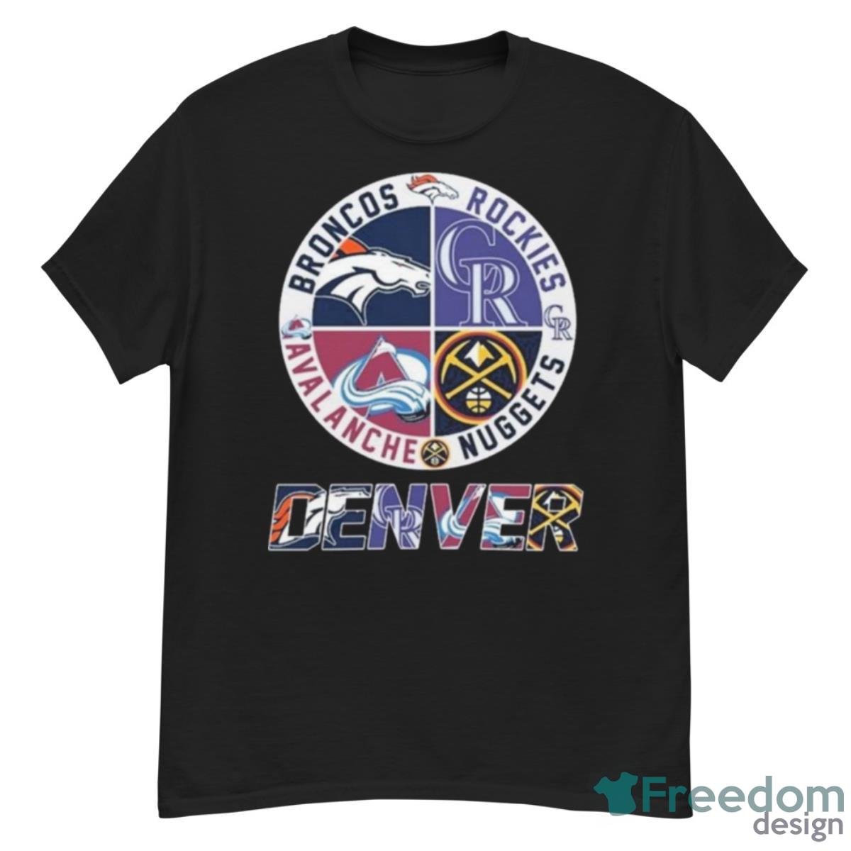 Denver Nuggets 2023 And Denver Sports Teams Logo Shirt - G500 Men’s Classic T-Shirt