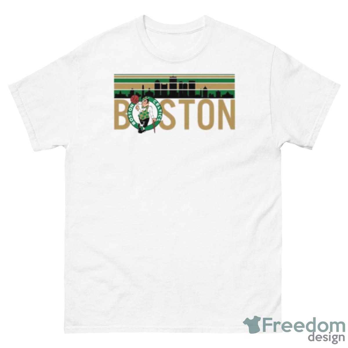 Design Boston Celtics Sportiqe Downtown Boston Rowan Pullover 2023 T Shirt - 500 Men’s Classic Tee Gildan