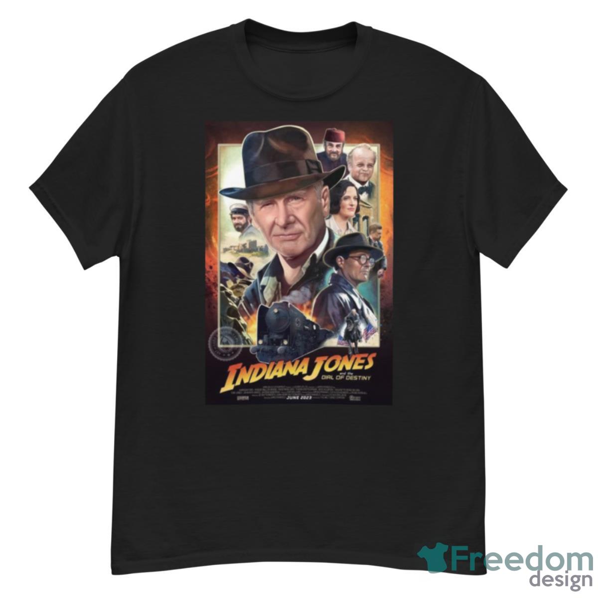 Design Indiana Jones And The Dial Of Destiny Film 2023 Poster 2023 T Shirt - G500 Men’s Classic T-Shirt