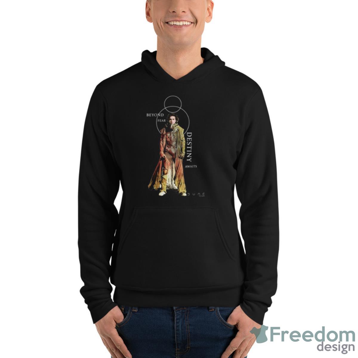 Destiny Awaits Teemothee Dune Movie Shirt image Destiny Awaits Teemothee Dune Movie Shirt - Unisex Fleece Pullover Hoodie
