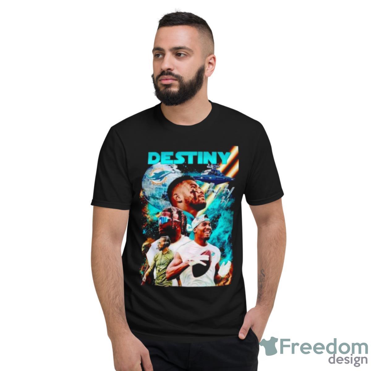 Destiny Miami Dolphins Football Shirt - Short Sleeve T-Shirt