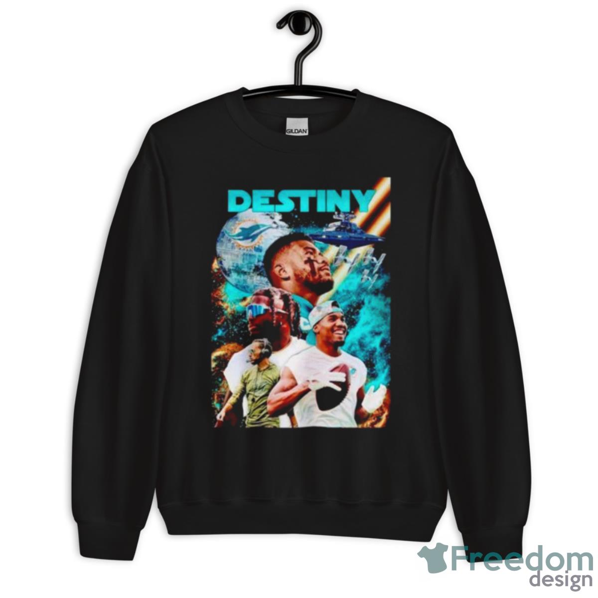 Destiny Miami Dolphins Football Shirt - Unisex Crewneck Sweatshirt Destiny Miami Dolphins Football Shirt - Unisex Crewneck Sweatshirt