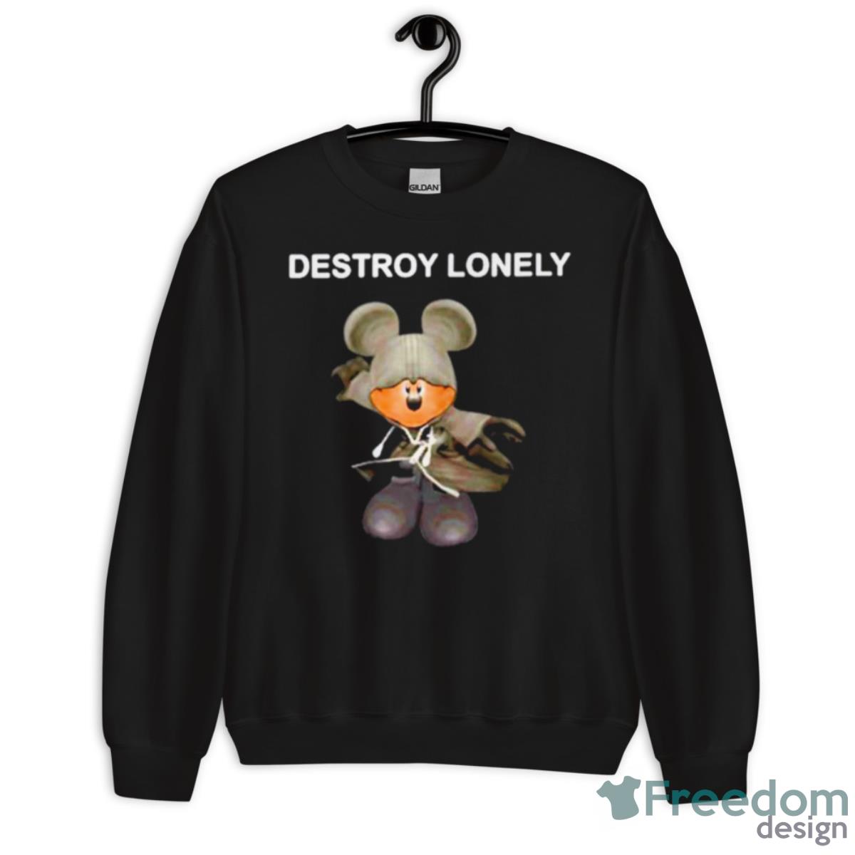 Destroy Lonely Mouse Shirt image Destroy Lonely Mouse Shirt - Unisex Crewneck Sweatshirt