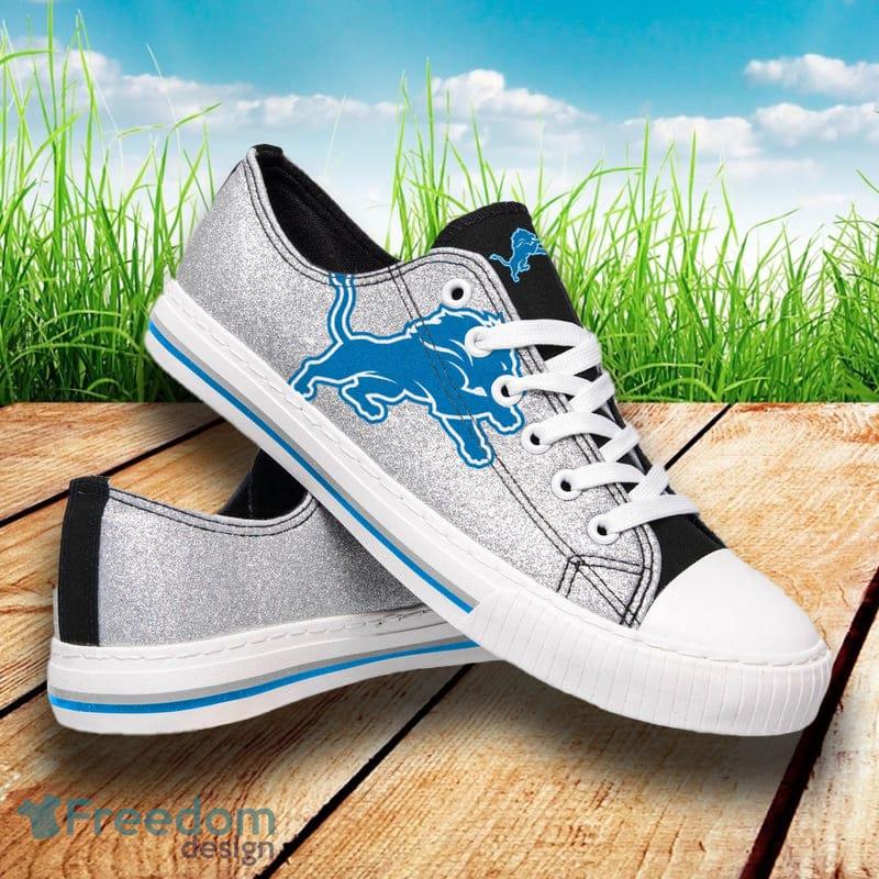 Women's Detroit Lions Repeat Print Low Top Sneakers