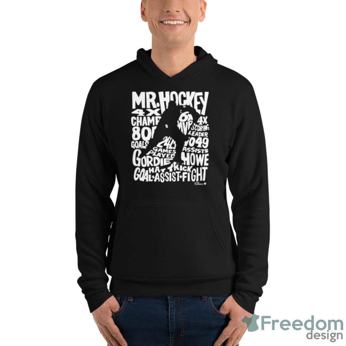 Detroit Red Wings Gordie Howie Word Art Shirt - Unisex Fleece Pullover Hoodie Detroit Red Wings Gordie Howie Word Art Shirt - Unisex Fleece Pullover Hoodie