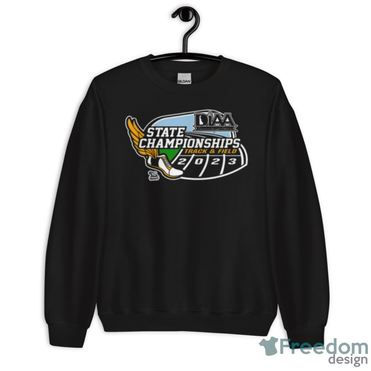 Diaa Education Through Athletics State Championships Track And Field 2023 Shirt image Diaa Education Through Athletics State Championships Track And Field 2023 Shirt - Unisex Crewneck Sweatshirt