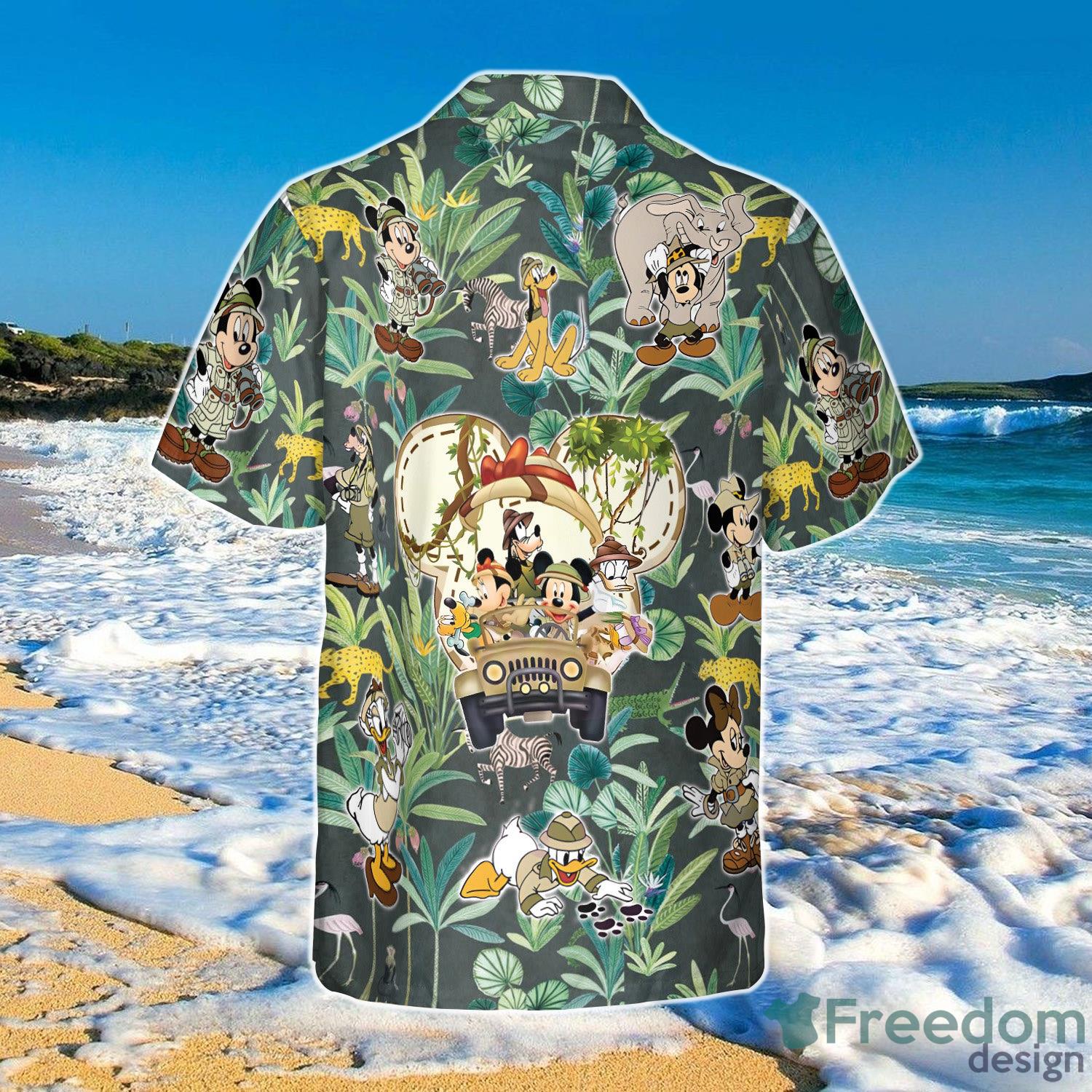 Disney Animal Kingdom Mickey And Friends Hawaiian Shirt Product Photo 2