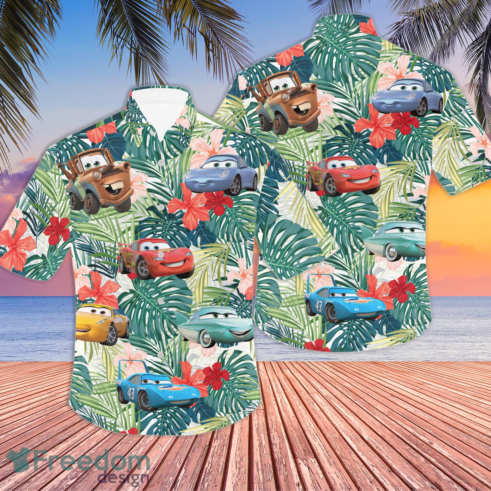 Disney Cars Group Hawaiian Shirt For Men And Women Product Photo 1