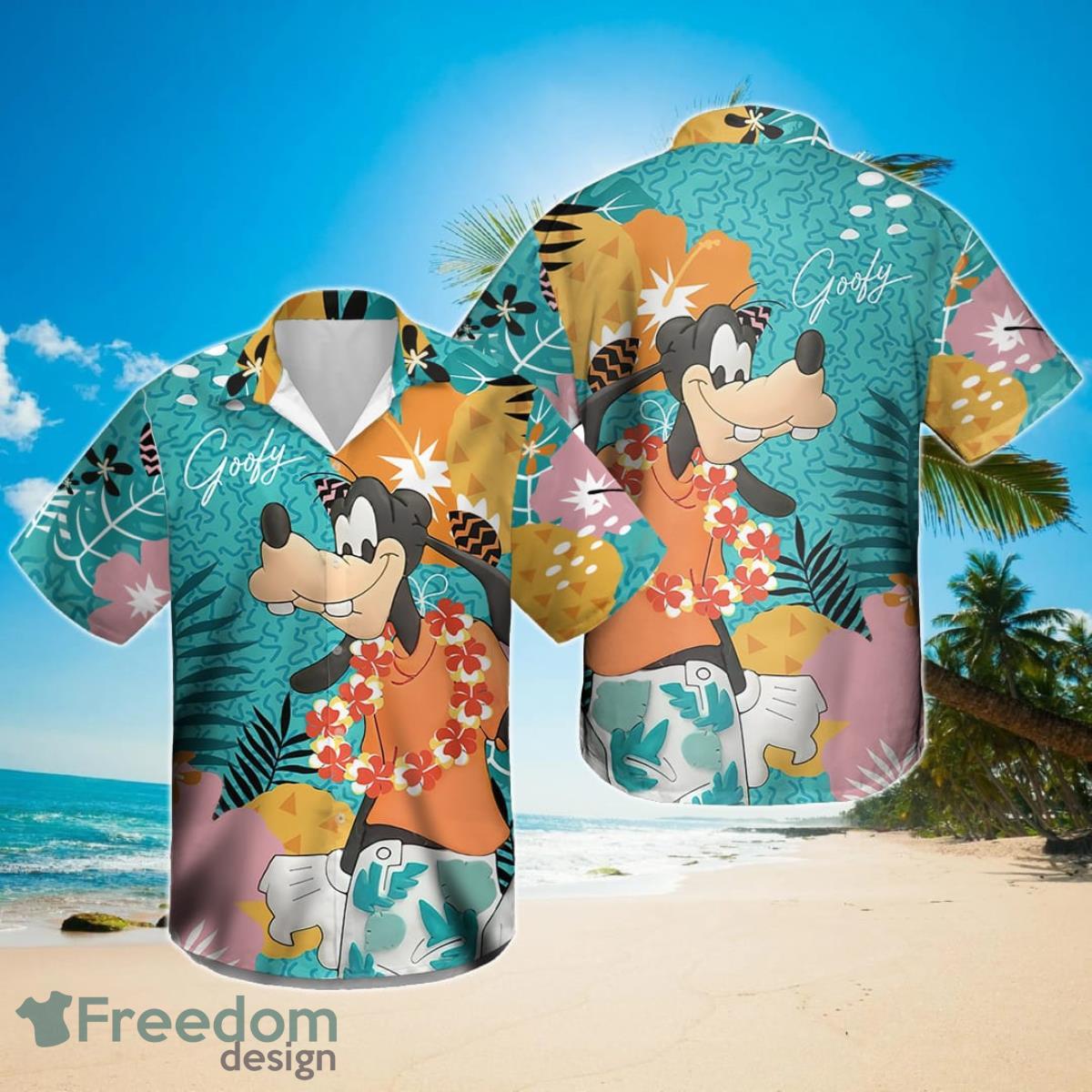 Disney Goofy Mickey Mouse Hawaiian Shirt For Men And Women Product Photo 1